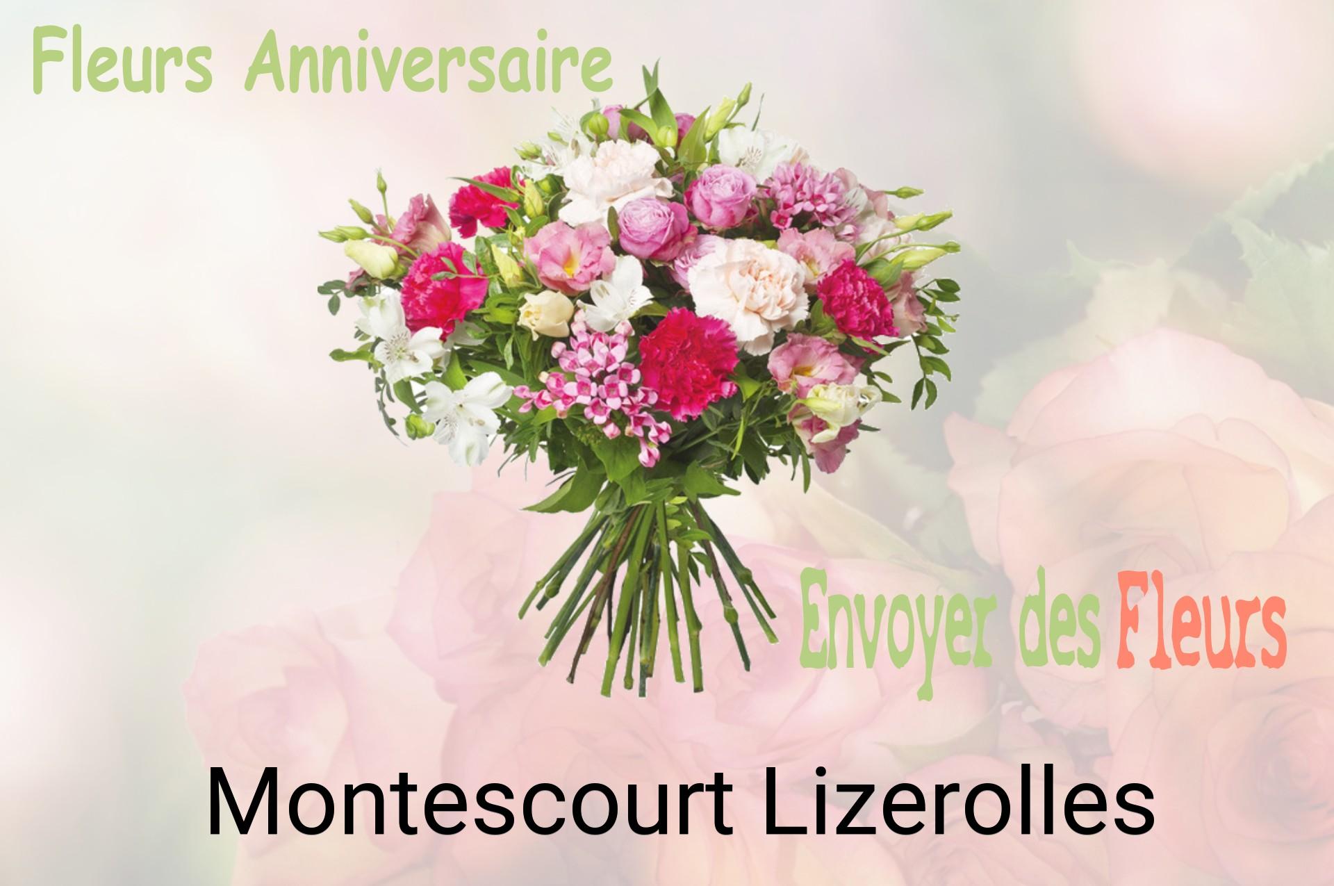 Bouquet de fleurs d’anniversaire livré à Montescourt-Lizerolles