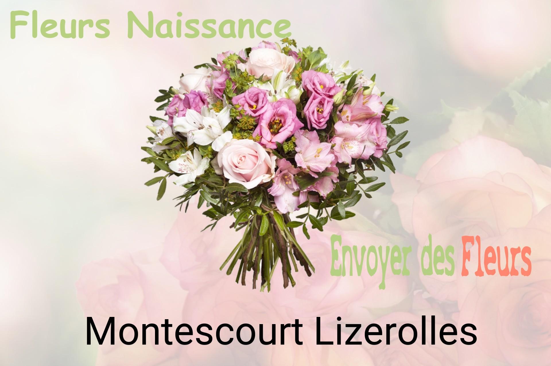 Bouquet de fleurs de naissance livré à Montescourt-Lizerolles